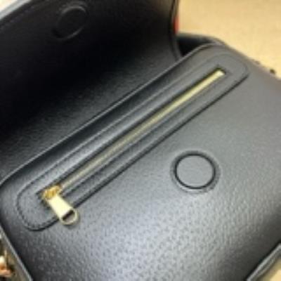 wholesale quality gucci ophidia shoulder bags 722117 black leather